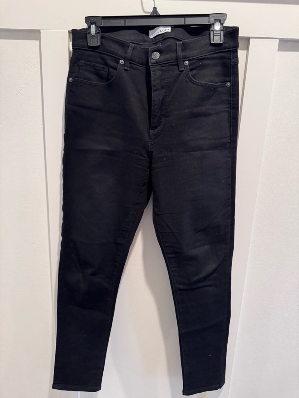 Loft The Skinny Jean Black‎ Size 28/6